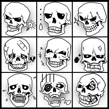 skull表情集~